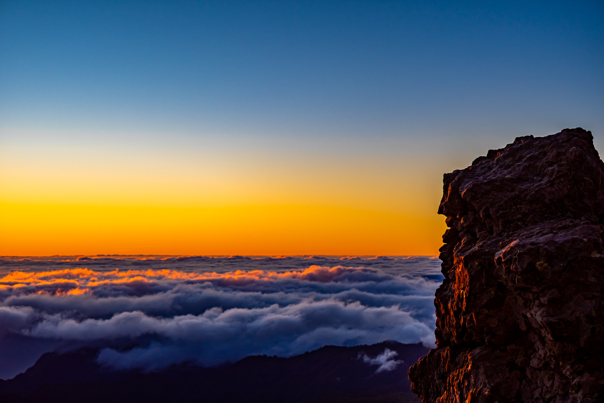 Nascer do sol no Pico do Areeiro